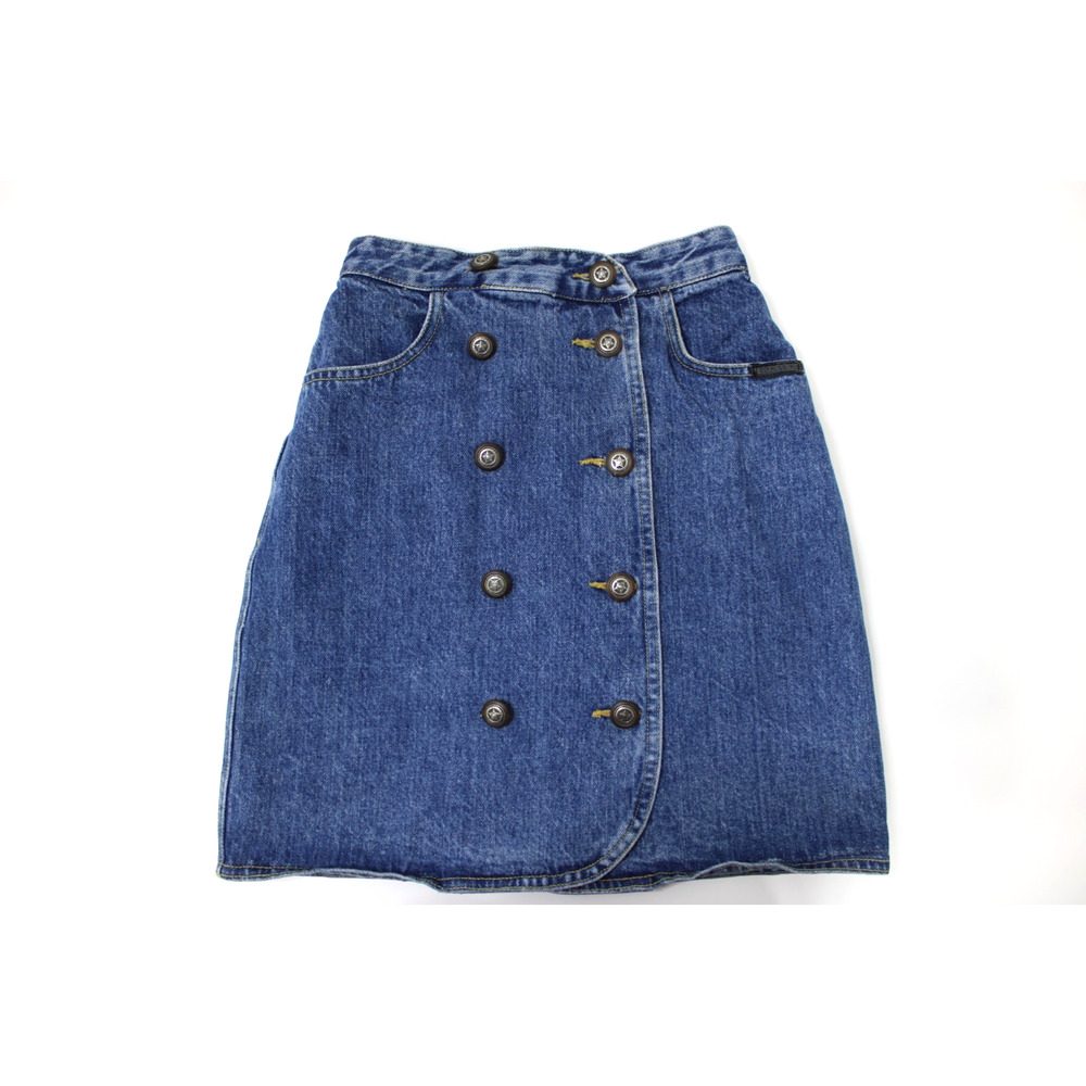 Vintage 80’s George Marciano by Guess Jean Skirt Size 28 USA